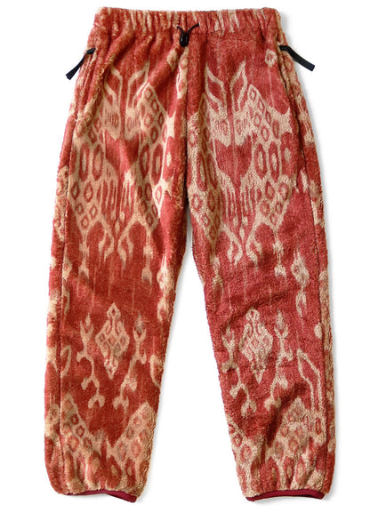 Kapital Java Kasuri Pattern Fleece Easy Pants