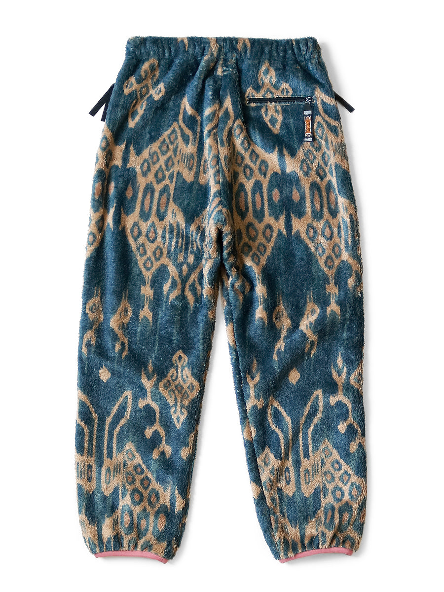 Kapital Java Kasuri Pattern Fleece Easy Pants