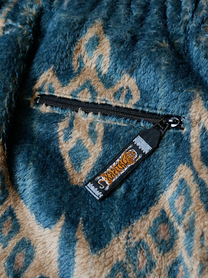 Kapital Java Kasuri Pattern Fleece Easy Pants