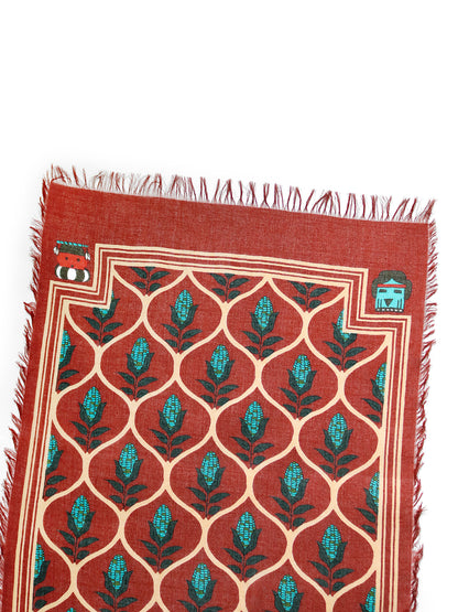 Kapital Rayon Disco Arabesque Pattern Stole