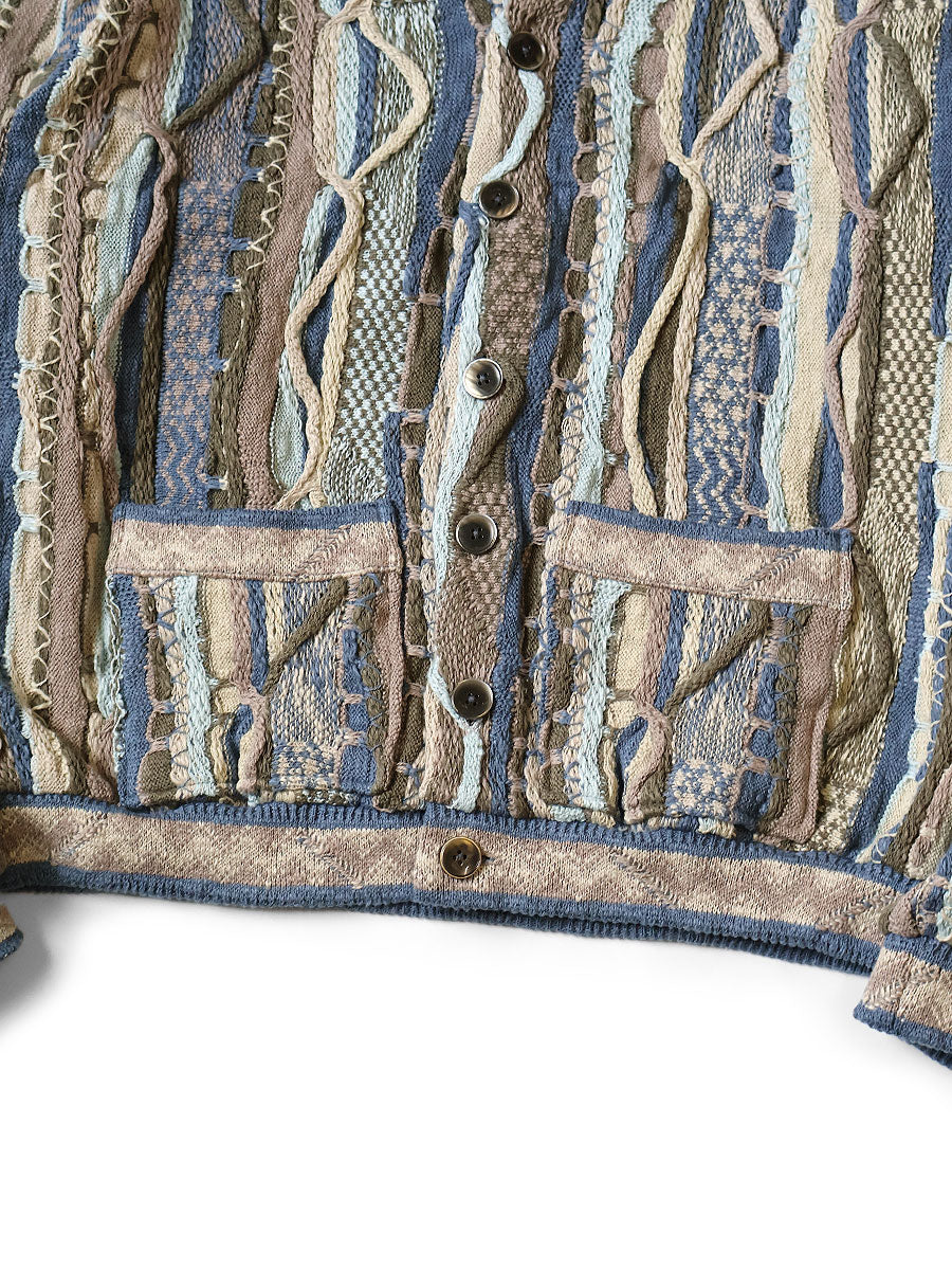 Kapital 7G Knit Gaudy Short Cardigan