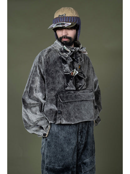 Kapital Velveteen Nickel Anorak (Dirty Dyed)