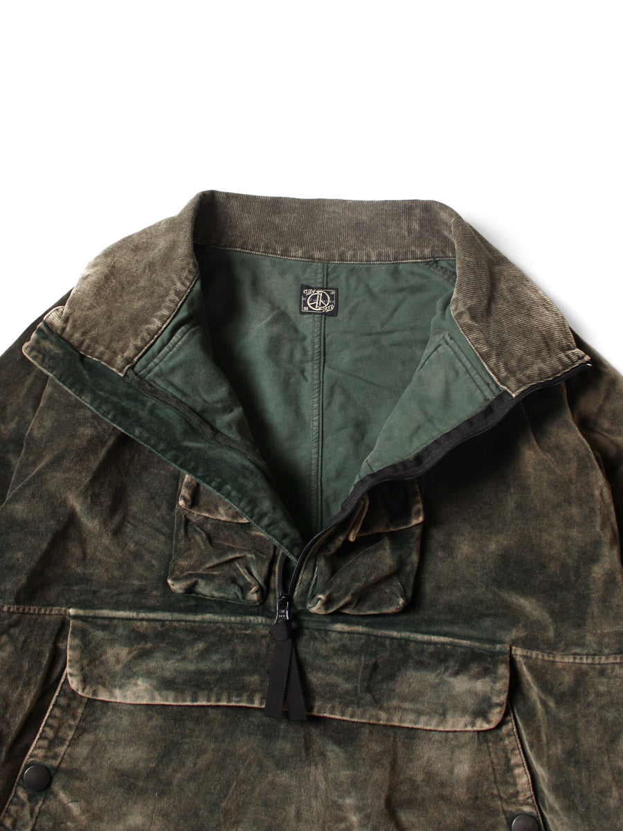 Kapital Velveteen Nickel Anorak (Dirty Dyed)
