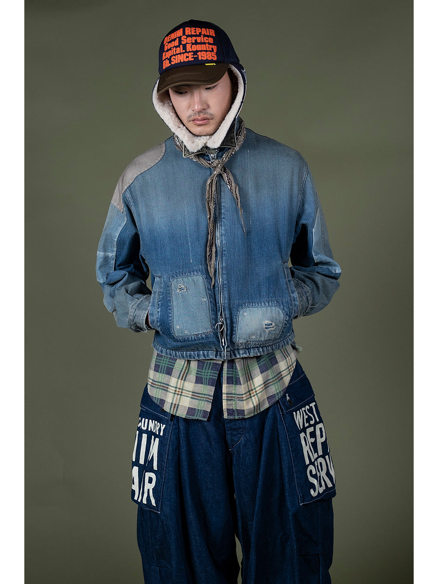 Kapital 12oz Denim Drizzler Jacket (Gold Rush Remake)