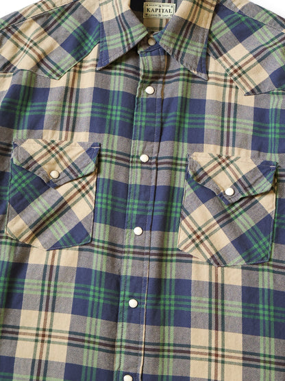 Kapital Columbia-Check Husky Western Shirt