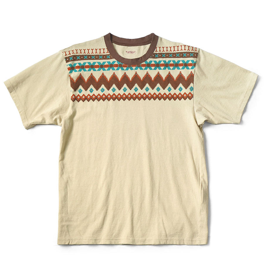 Kapital Jersey Ringer Tee (Powwow Print)