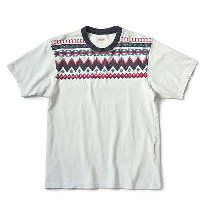 Kapital Jersey Ringer Tee (Powwow Print)