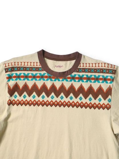 Kapital Jersey Ringer Tee (Powwow Print)