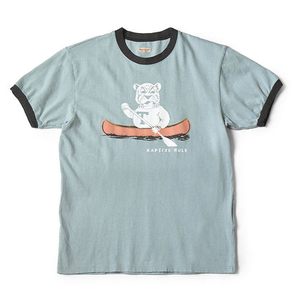 Kapital Jersey Ringer Tee (`T` Tiger Print)