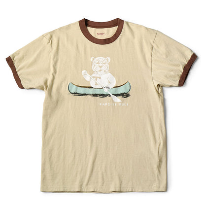 Kapital Jersey Ringer Tee (`T` Tiger Print)