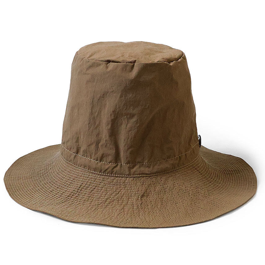 Kapital Nylon Konbu Processed Pork Pie Camp Hat (Long Brim)