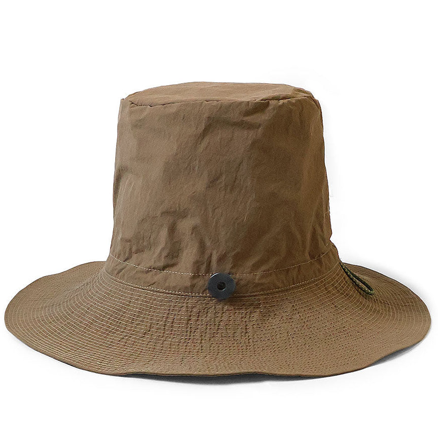 Kapital Nylon Konbu Processed Pork Pie Camp Hat (Long Brim)