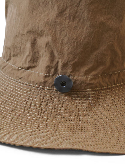 Kapital Nylon Konbu Processed Pork Pie Camp Hat (Long Brim)