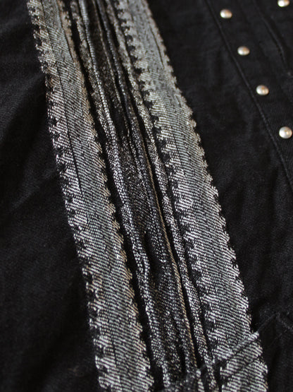 Kapital 12oz Arrow Pattern Jacquard Denim Bolero Jacket