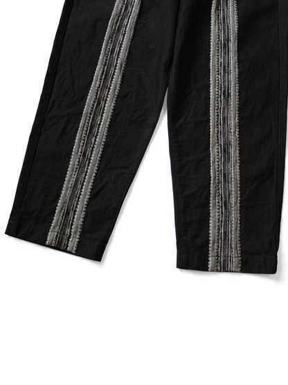 Kapital 12oz Arrow Pattern Jacquard Denim Nimes Pants