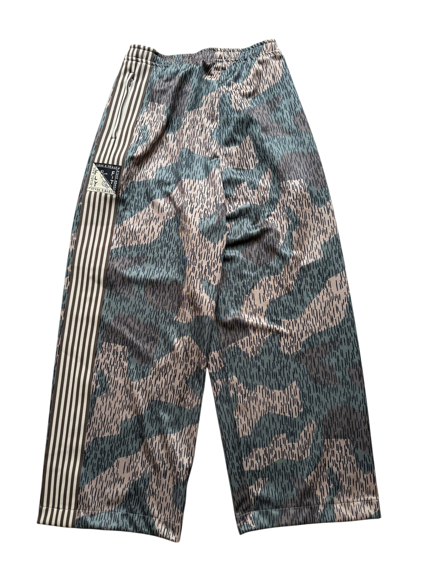 Kapital Smooth Jersey Rain Camo Baggy Track Pants