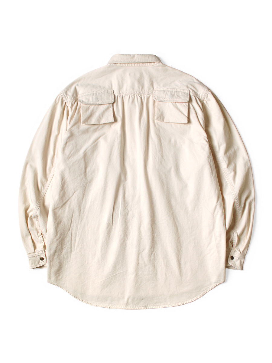 Kapital Chino Shirt Nugget-Pocket Fish Shirt