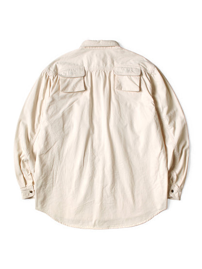 Kapital Chino Shirt Nugget-Pocket Fish Shirt