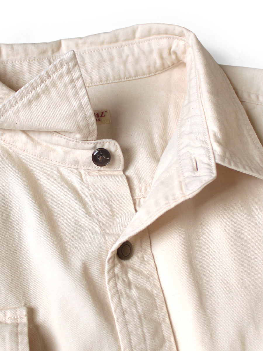 Kapital Chino Shirt Nugget-Pocket Fish Shirt