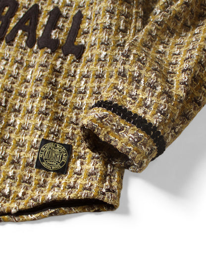 Kapital Fancy Tweed Great Kountry Baseball Long Sleeve Shirt