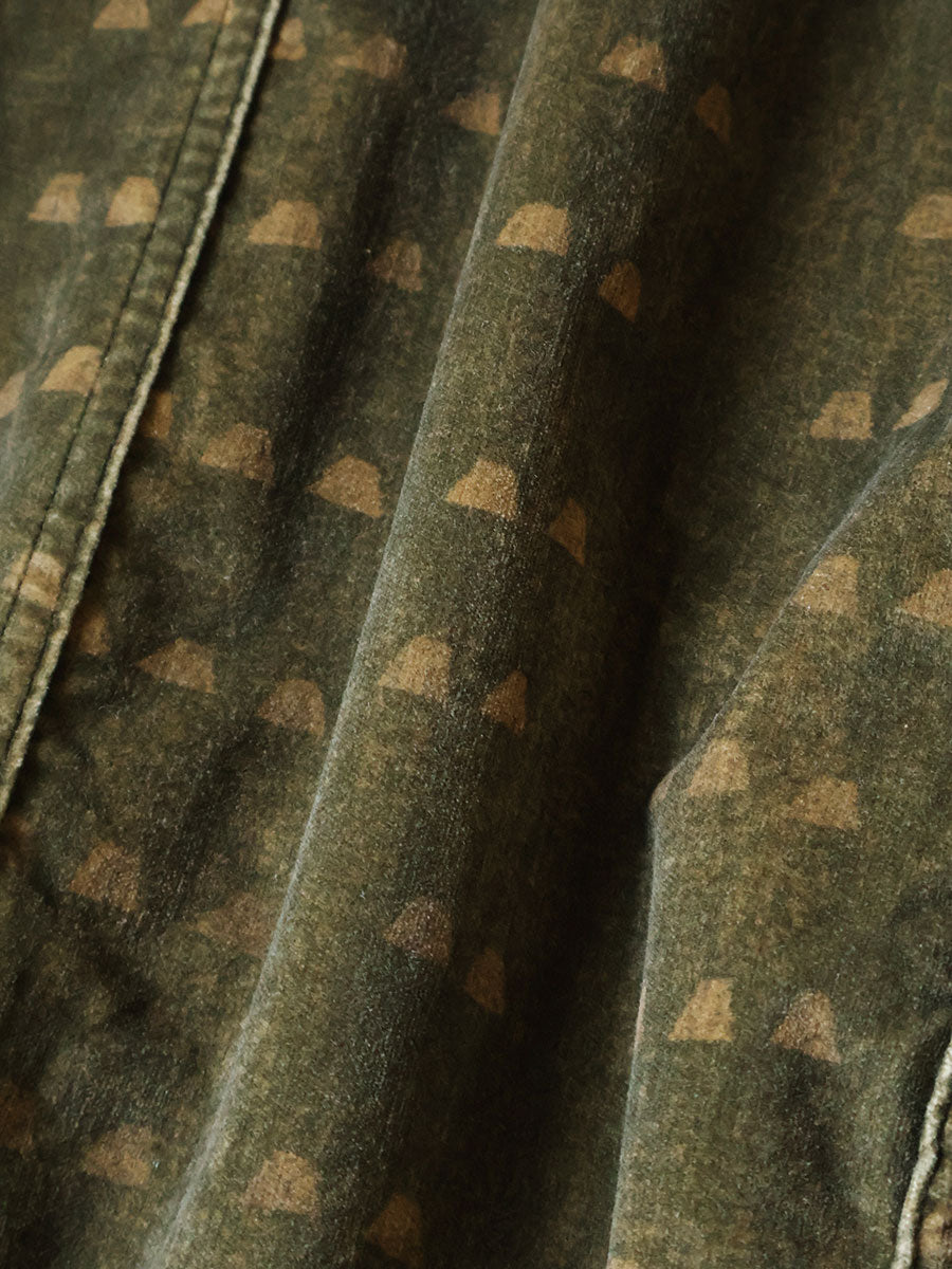 Kapital Velveteen Iris Tsume-Shobu Cactus Coverall