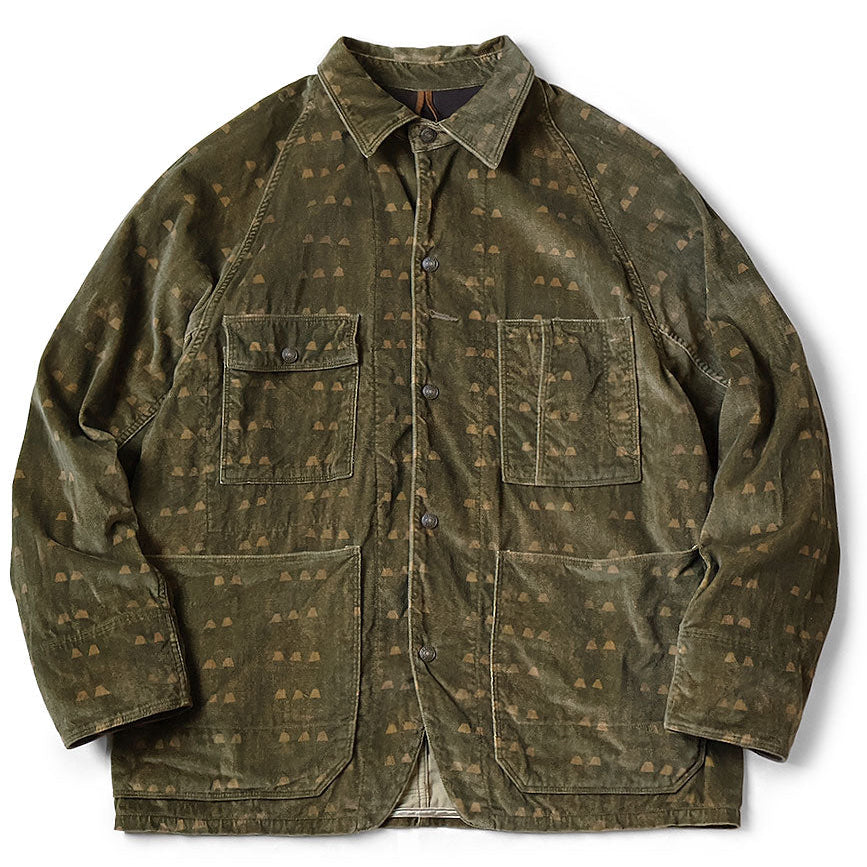 Kapital Velveteen Iris Tsume-Shobu Cactus Coverall