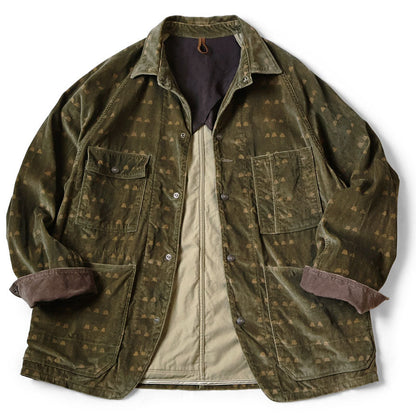 Kapital Velveteen Iris Tsume-Shobu Cactus Coverall