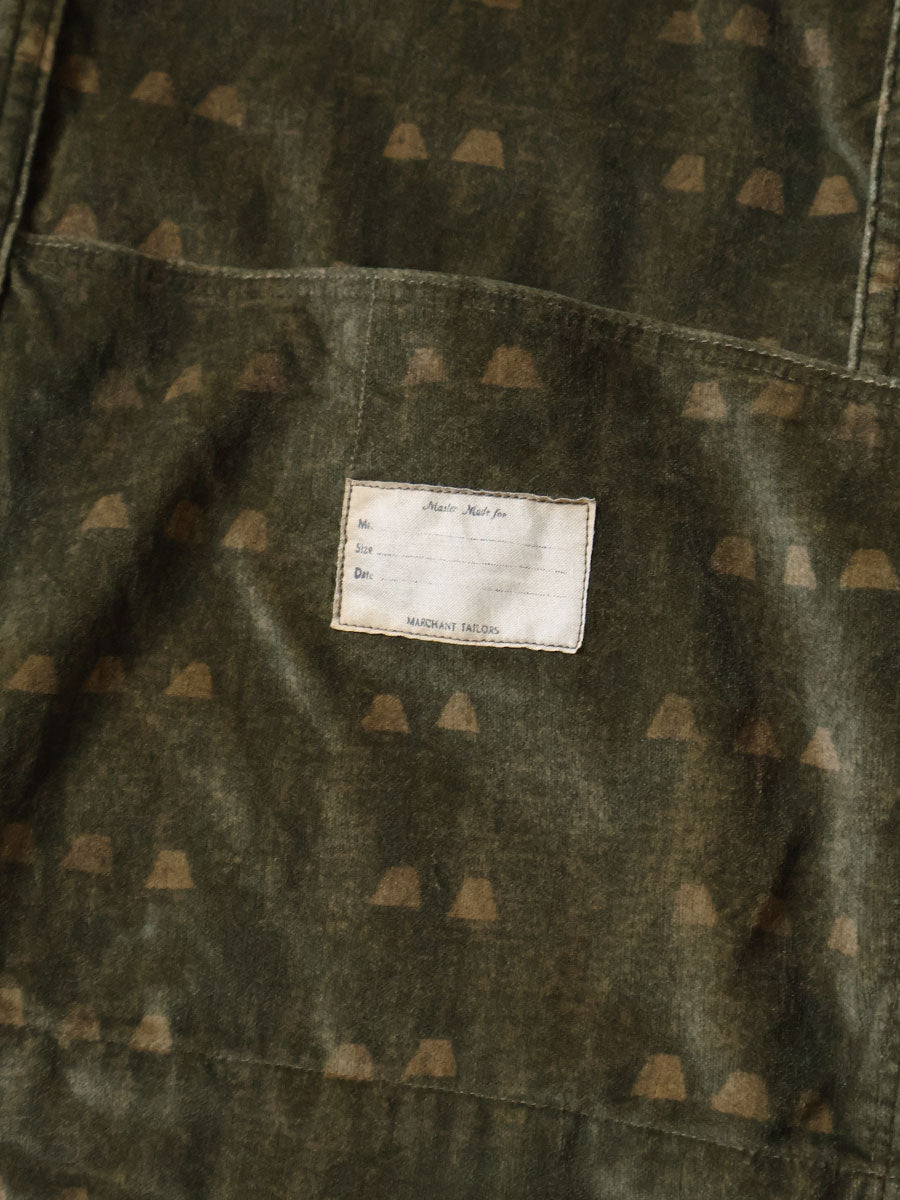 Kapital Velveteen Iris Tsume-Shobu Cactus Coverall