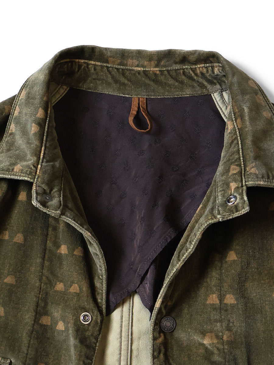 Kapital Velveteen Iris Tsume-Shobu Cactus Coverall