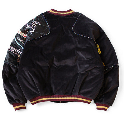 Kapital Velveteen Sham Siamese Bomber Jacket (Yukon)