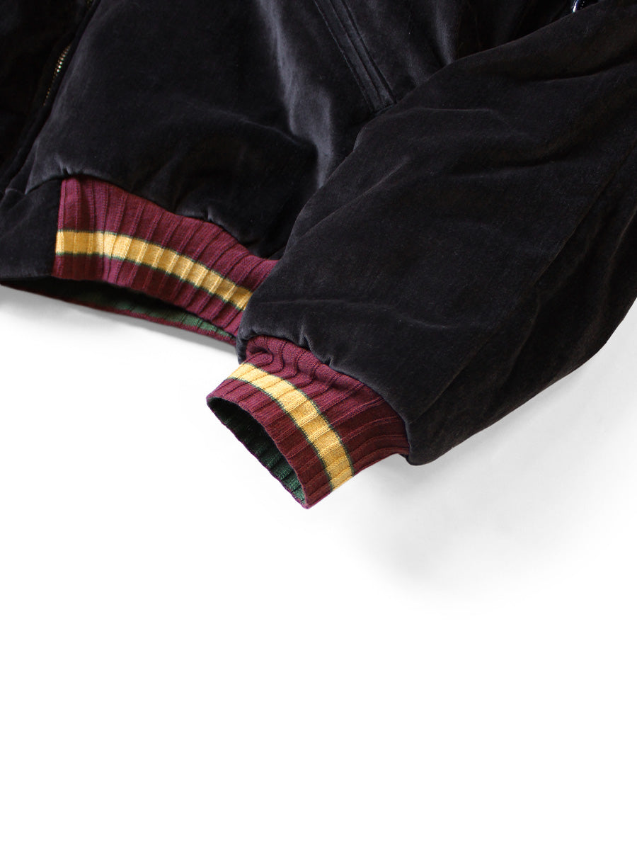 Kapital Velveteen Sham Siamese Bomber Jacket (Yukon)