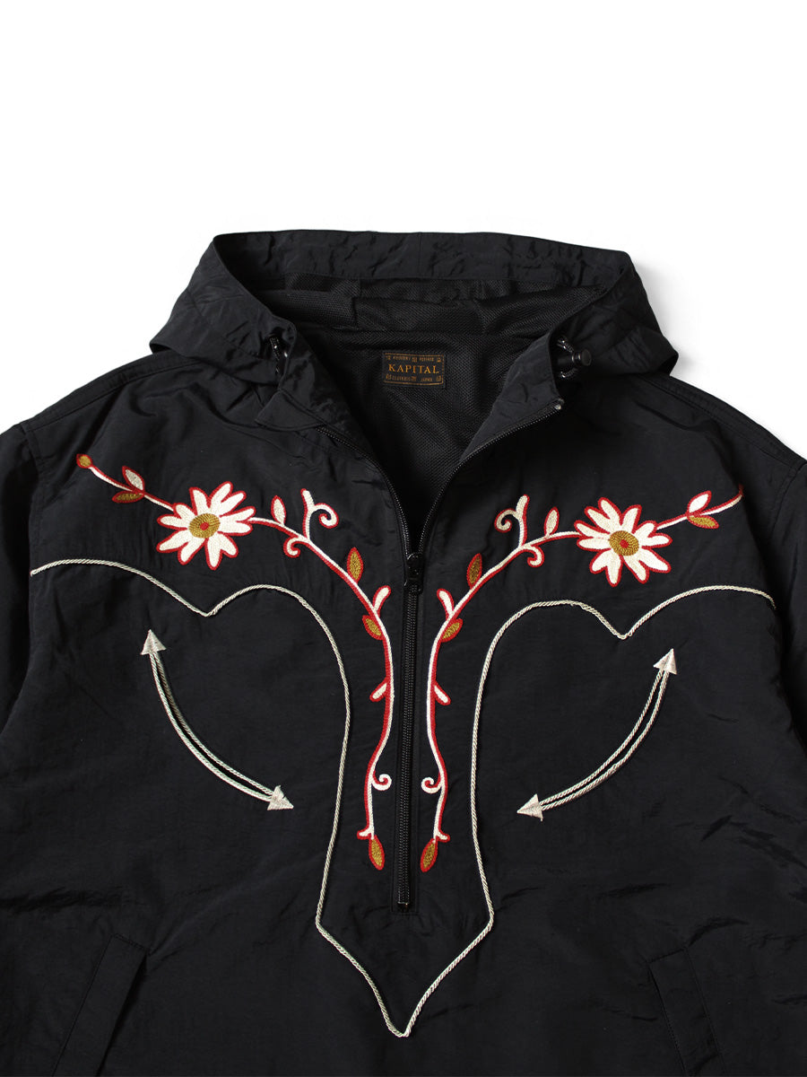 Kapital Nylon Taffeta Tennessee Cornflower Parka