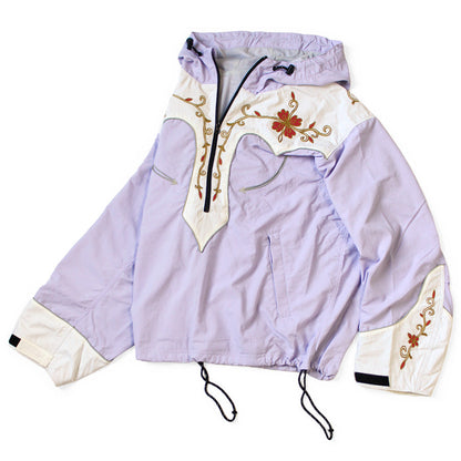 Kapital Nylon Taffeta 2 Tone Tennessee Cactus Flower Parka