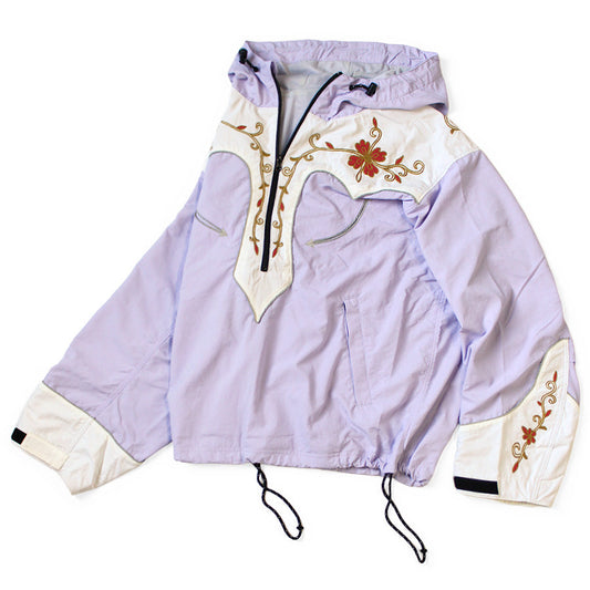 Kapital Nylon Taffeta 2 Tone Tennessee Cactus Flower Parka