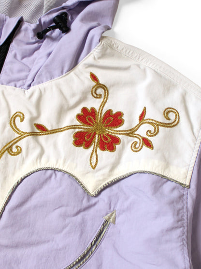 Kapital Nylon Taffeta 2 Tone Tennessee Cactus Flower Parka