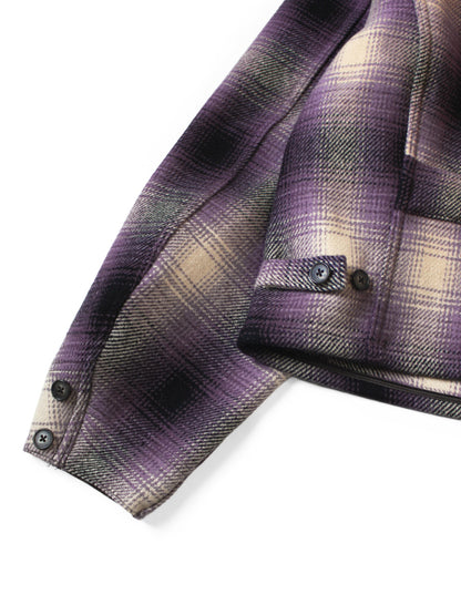 Kapital Vintage Wool Shadow Check Hunting Drizzler Jacket