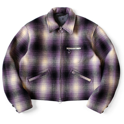 Kapital Vintage Wool Shadow Check Hunting Drizzler Jacket