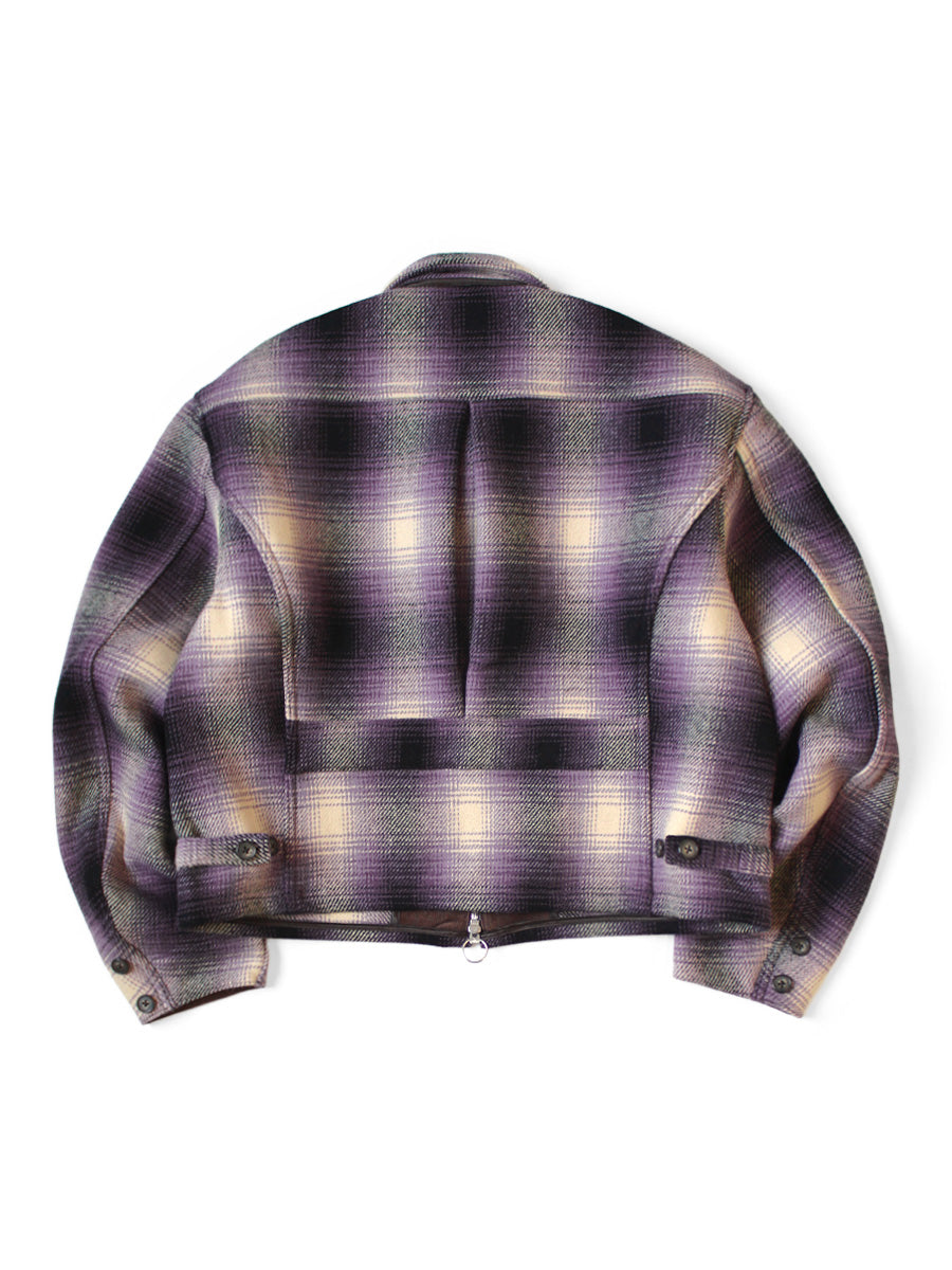Kapital Vintage Wool Shadow Check Hunting Drizzler Jacket