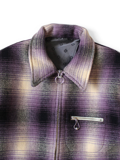 Kapital Vintage Wool Shadow Check Hunting Drizzler Jacket