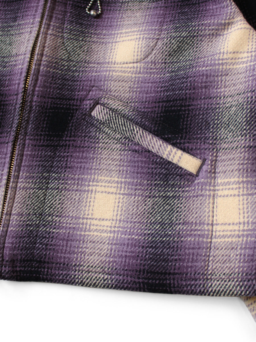 Kapital Vintage Wool Shadow Check Hunting Drizzler Jacket