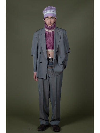 Kapital Wool Serge Slacks (Town Craft Tribe Pattern)