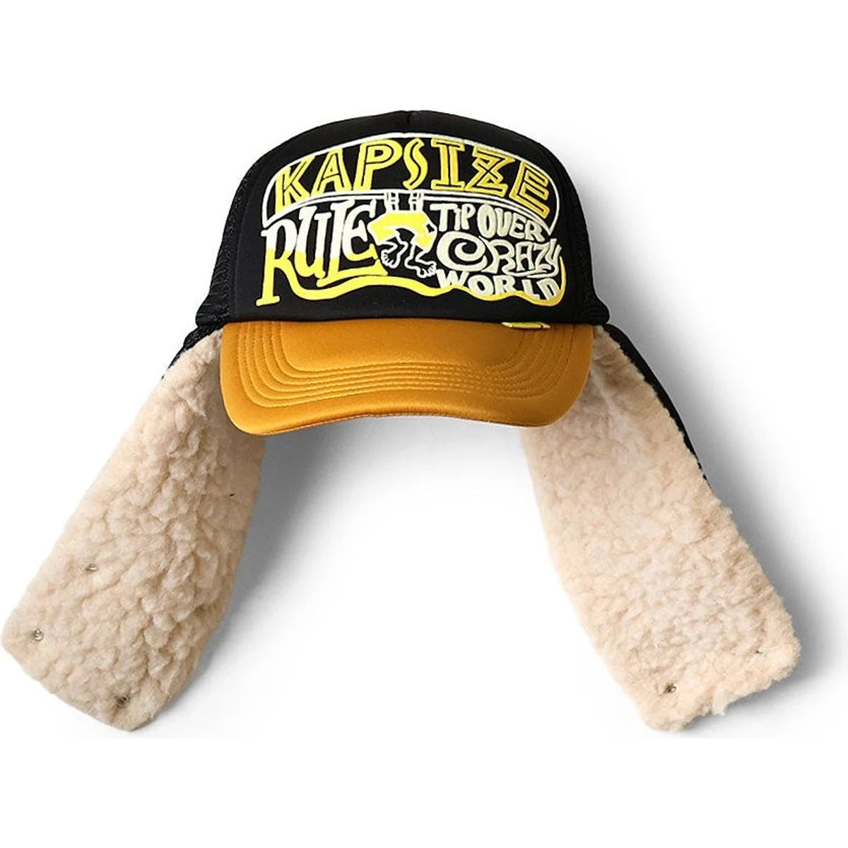 Kapital Kapsize Rule Print Lumber Trucker Cap