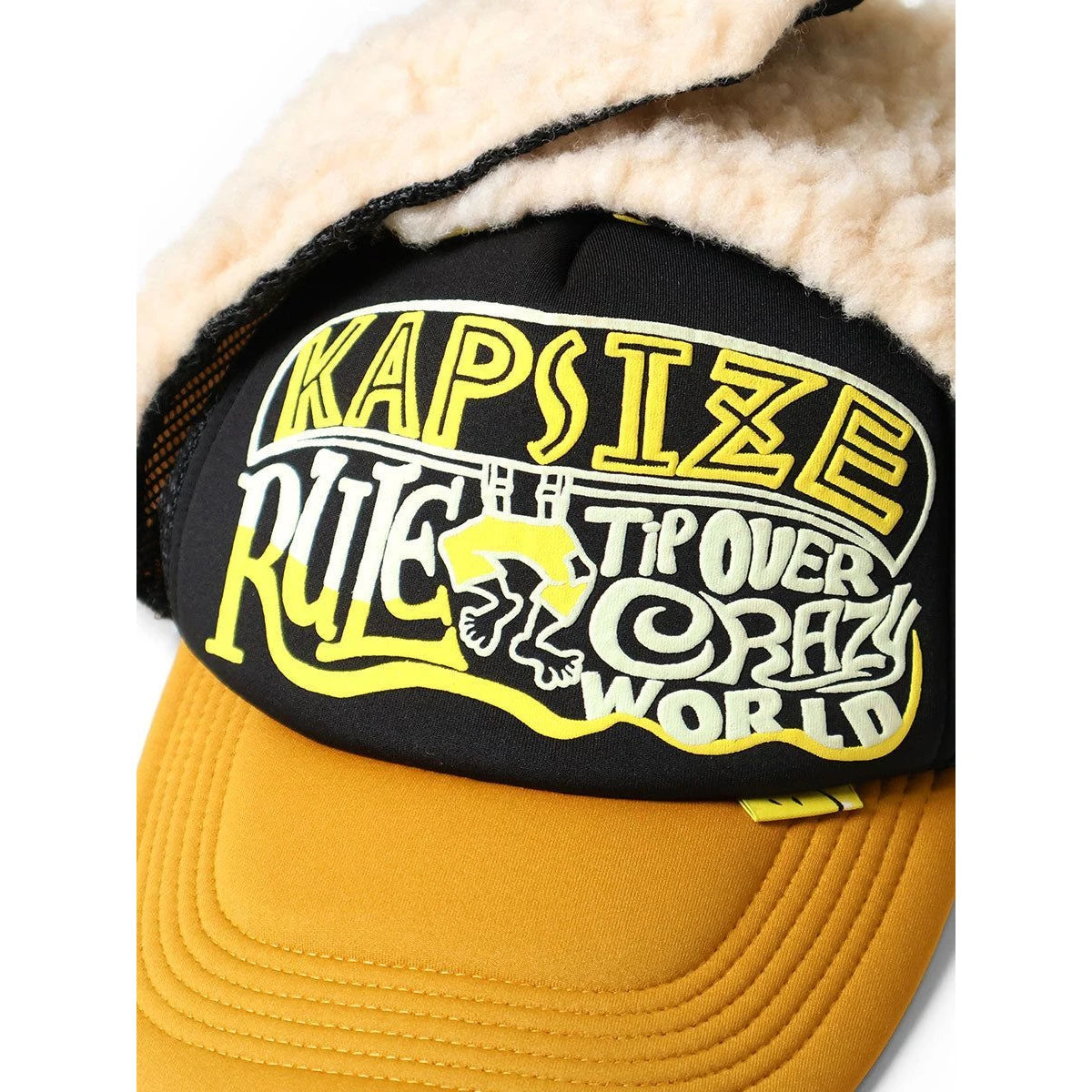 Kapital Kapsize Rule Print Lumber Trucker Cap