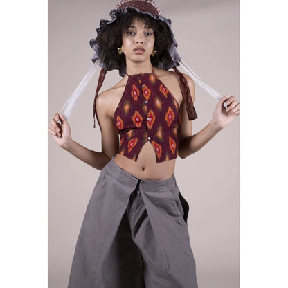 Kapital Kasuri Bib Choke Camisole