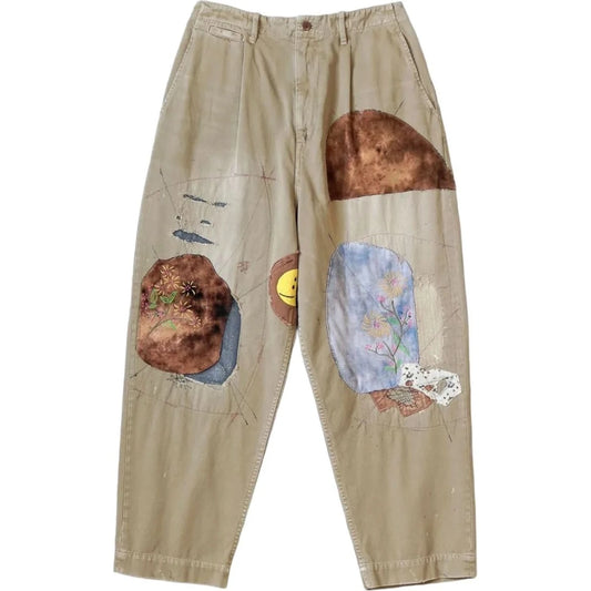 Kapital Katsuragi High Waist Nime Pants (Gypsy Patch Remake)