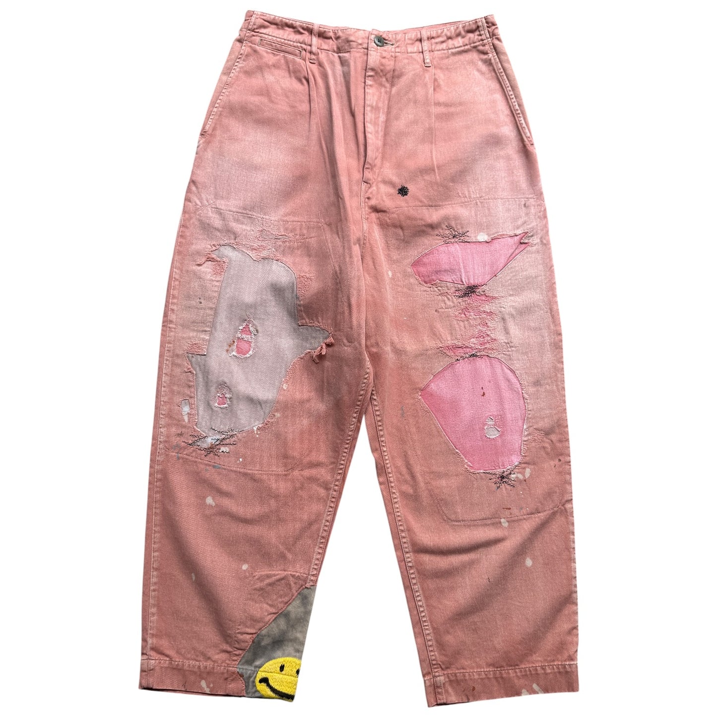 Kapital Katsuragi High Waist Nime Pants (Lumberjack Damaged) (2020)