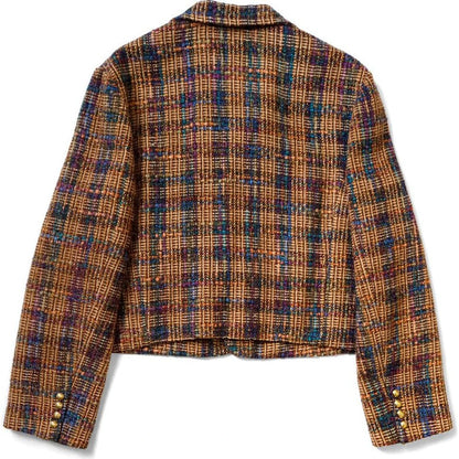 Kapital Kaza Tweed Check Baba Sawyer Jacket