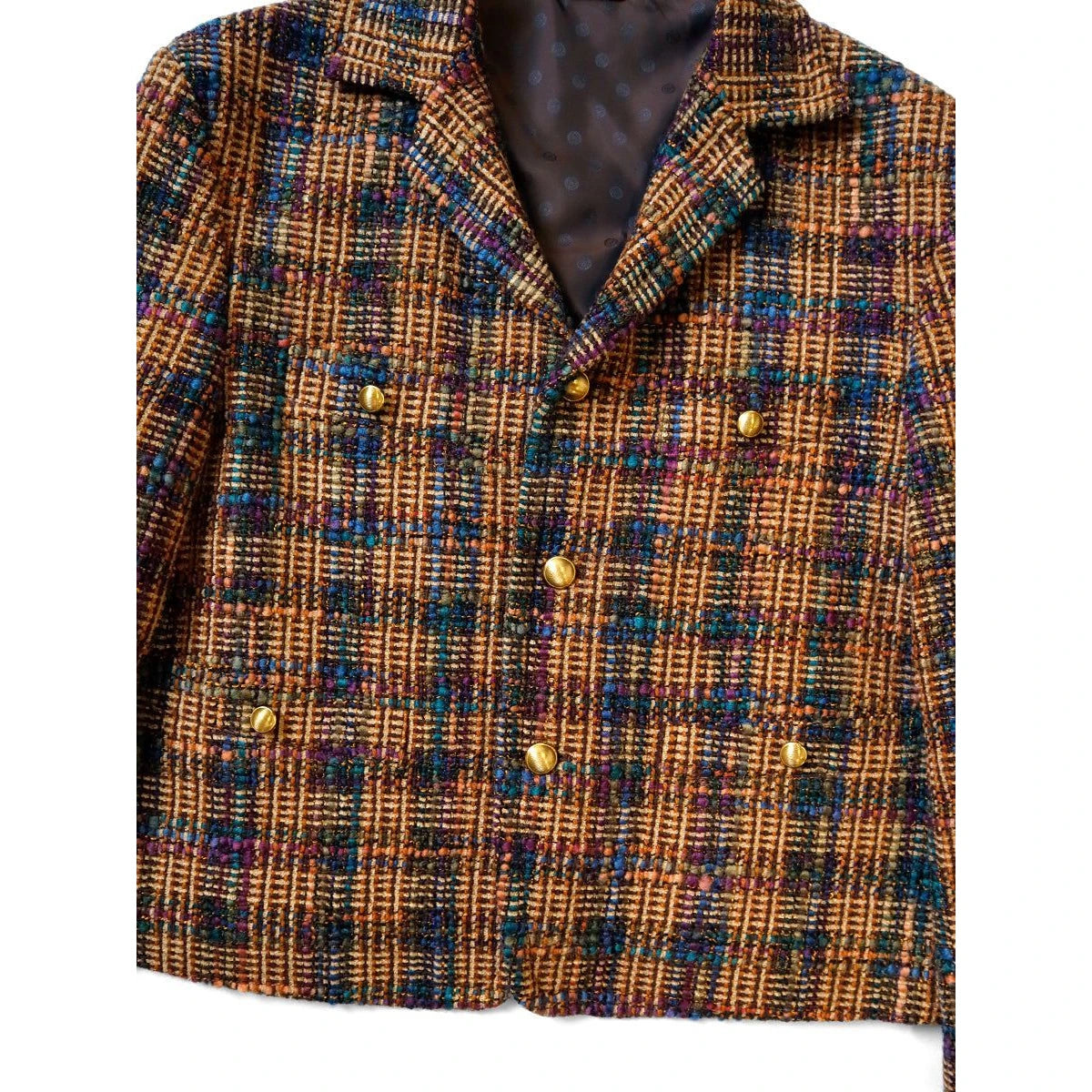 Kapital Kaza Tweed Check Baba Sawyer Jacket