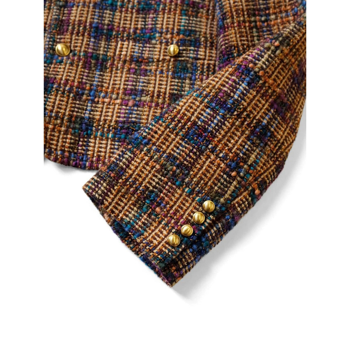 Kapital Kaza Tweed Check Baba Sawyer Jacket