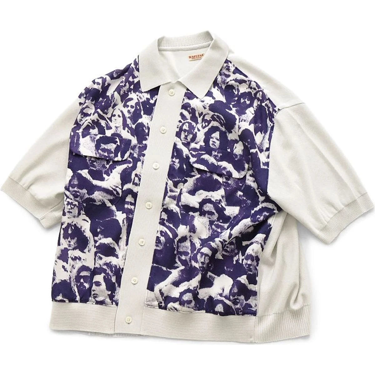 Kapital Knit And Rayon Polo Shirt (Festival Edition)